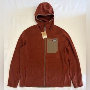 Patagonia R1 Air Full-Zip Hoody Men's Size XL DRIED VANILLA